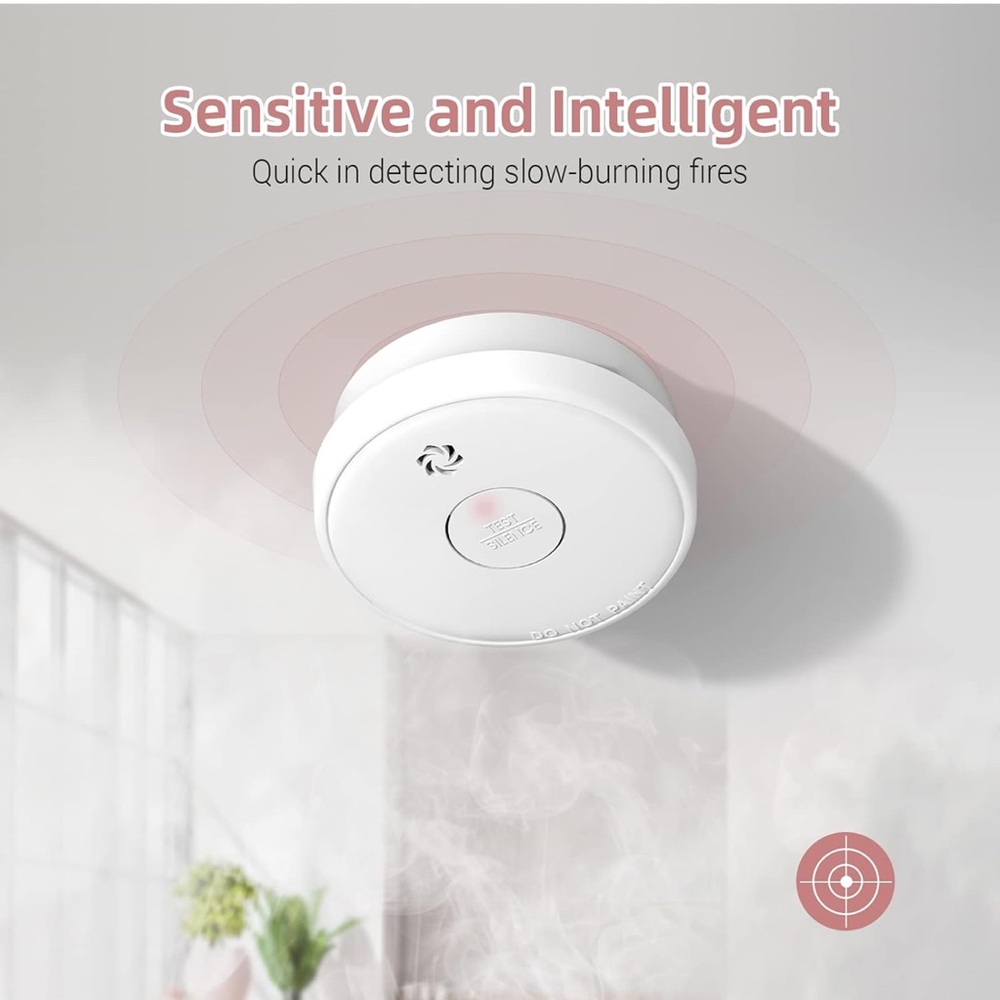 Wireless Smoke Detector Set - White - Picture 7 of 7
